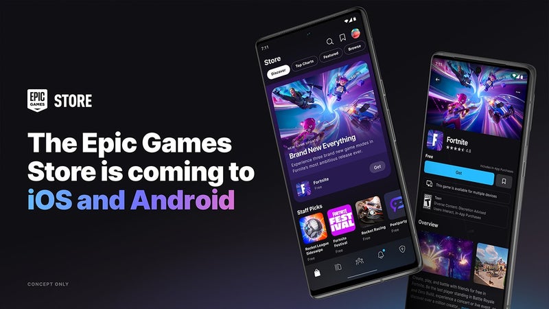 Epic is bringing its Games Store to iOS and Android platforms