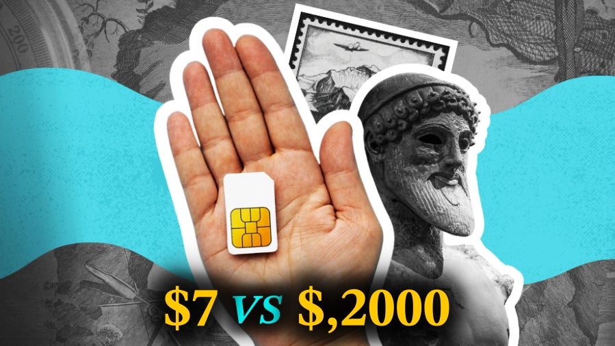 Buying a $7 eSIM for a holiday overseas saved my family $2,000 worth of roaming charges