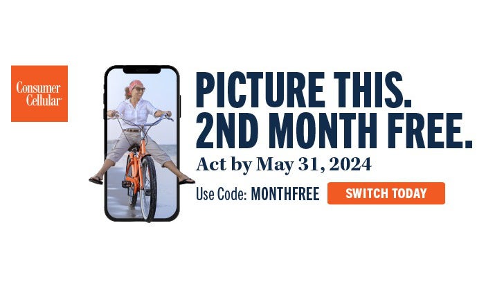 It's the best time to try Consumer Cellular: your second month is free ...