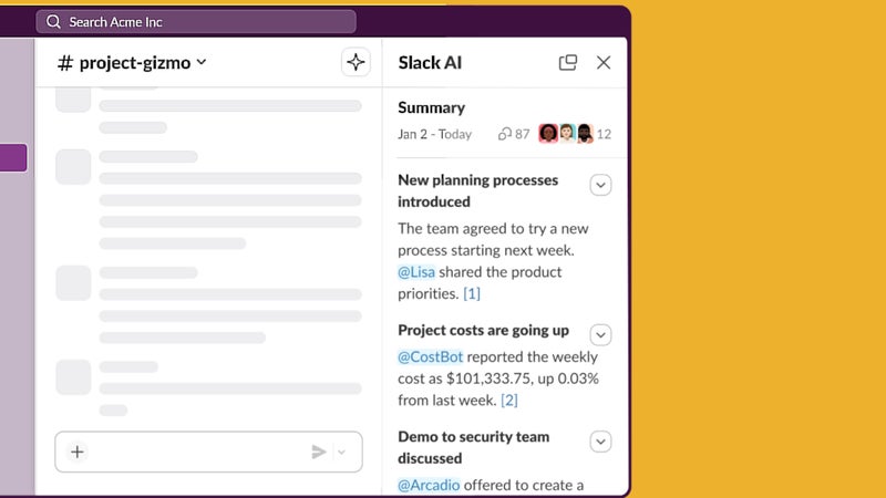 Slack’s AI tools are now available to all paying customers