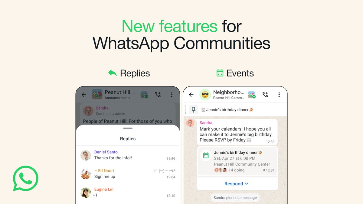 WhatsApp rolls out new features for Communities and groups