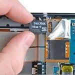 Teardown of the HTC Surround reveals a microSD card