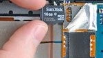 Teardown of the HTC Surround reveals a microSD card