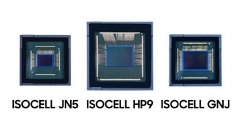 Three new camera sensors from Samsung: ISOCELL HP9, ISOCELL GNJ, and ISOCELL JN5