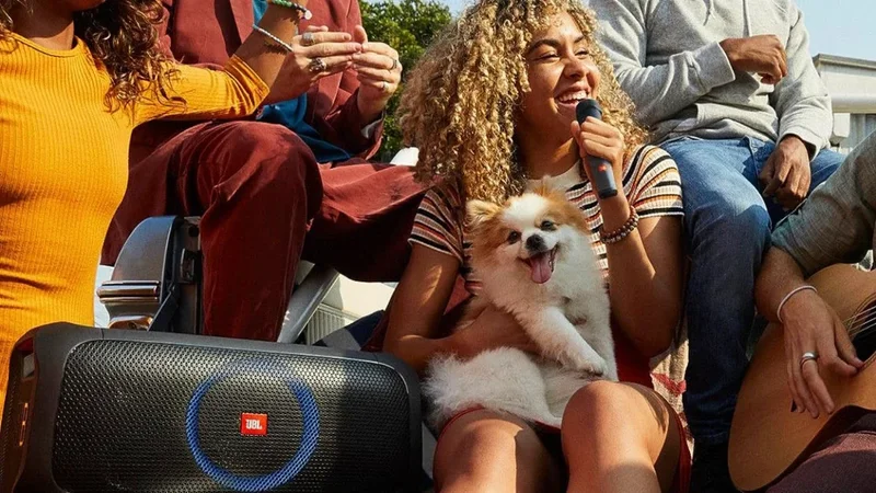 Amazon slashes $100 off the loud JBL PartyBox On-The-Go, letting you host the ultimate karaoke party for less