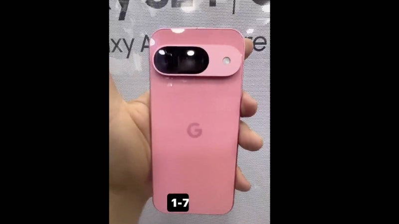 Pixel 9 looks swoon-worthy in pink paint job in leaked hands-on video