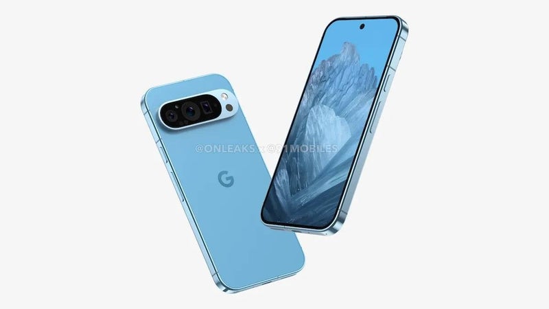 A second video shows the Pixel 9 "Pretty in Pink," this time with the screen on