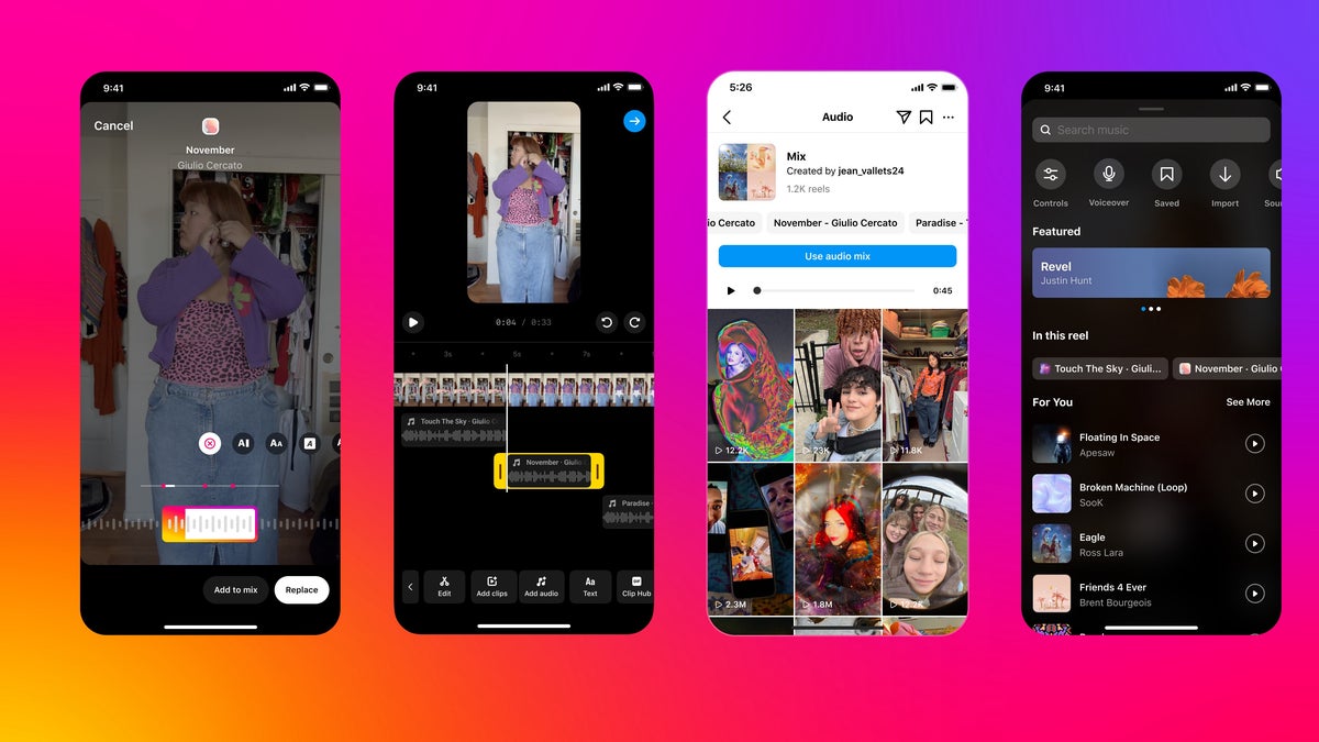 Instagram Reels gets a big upgrade with multiple audio tracks now available