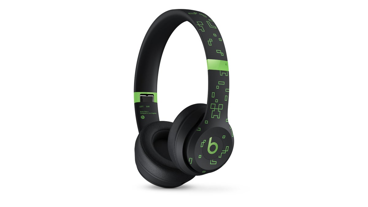 Apple and Microsoft team up for Beats Solo 4 Minecraft Special Edition headphones