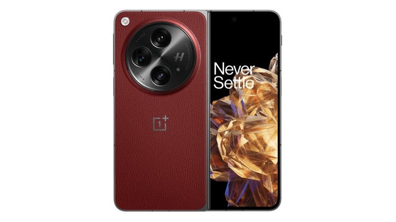 The royal red OnePlus Open Apex Edition will have a special VIP button on the side, 1TB storage