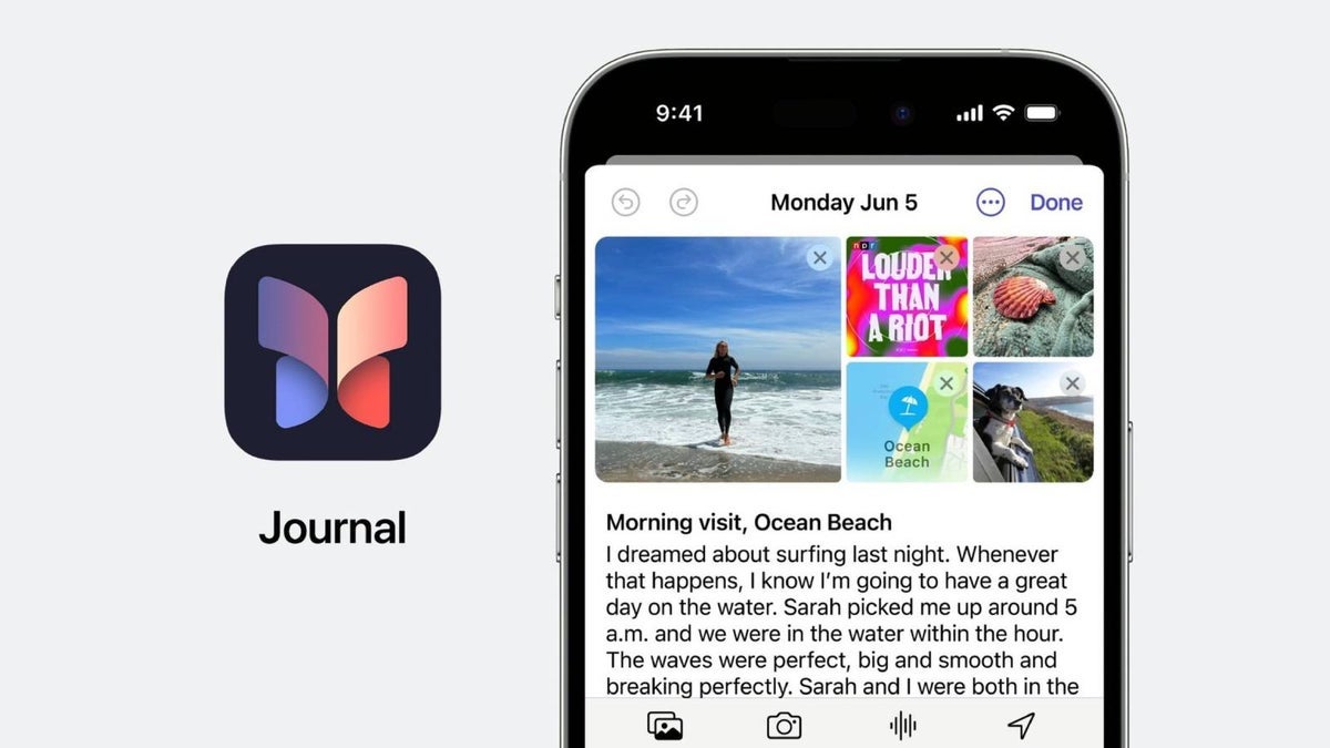 Apple Intelligence could be used to make the Journal app more useful