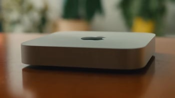 Apple M2 Mac Mini on a desk