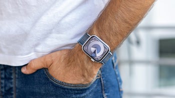 The Apple Watch Series 9 on a person's wrist.