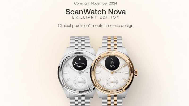 Withings introduces Brilliant Edition of its ScanWatch Nova hybrid smartwatch