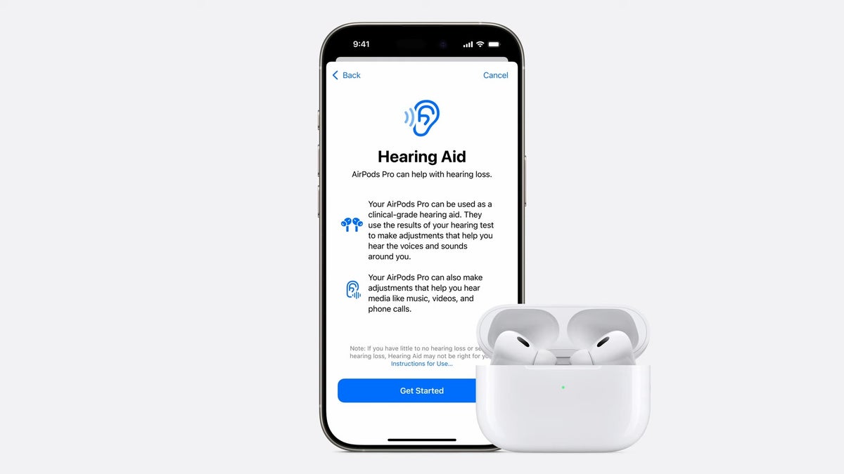 Apple AirPods Pro can be used as hearing aid device