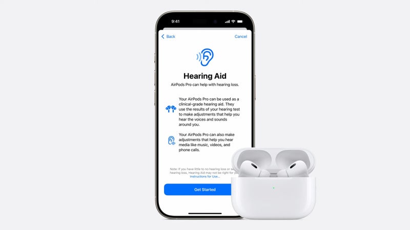 You can now use AirPods Pro 2 as a hearing aid device