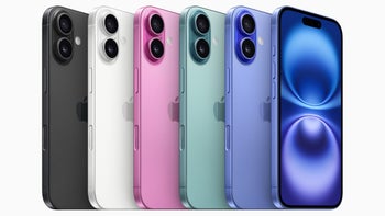 The new iPhone 16 lineup, shown in its various colors next to each other.