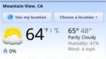 Google adds slider to its weather search page to show hour-by-hour conditions
