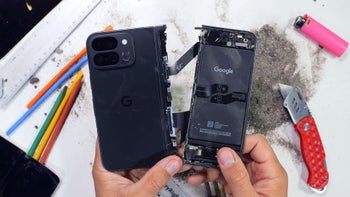 Broken Google Pixel 9 Pro Fold after durability test