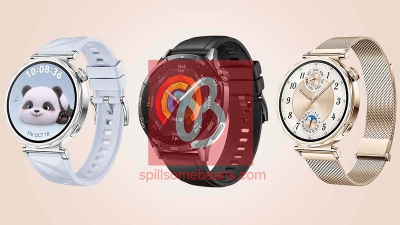 Here is the upcoming Huawei Watch GT 5 in all its glory