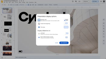 Google Slides multi-monitor support