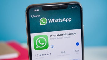 WhatsApp in the App Store on an iPhone.