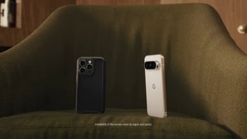 A Google Pixel and an iPhone conversing