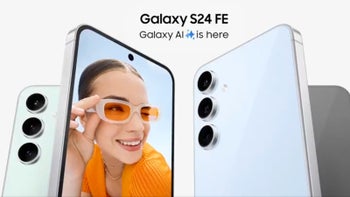 Screenshot from a leaked Galaxy S24 FE promotional video