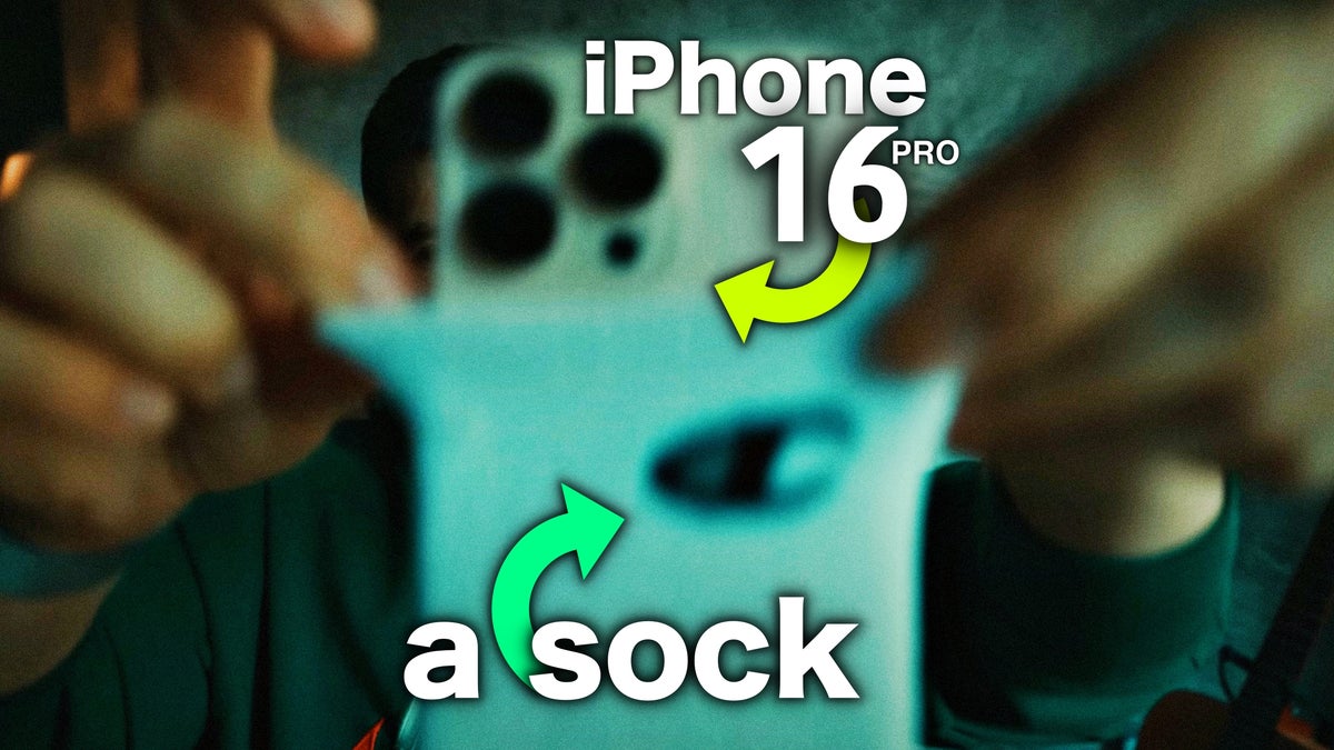 People are putting their new iPhone 16 in socks to make it a pro-grade microphone – works like magic