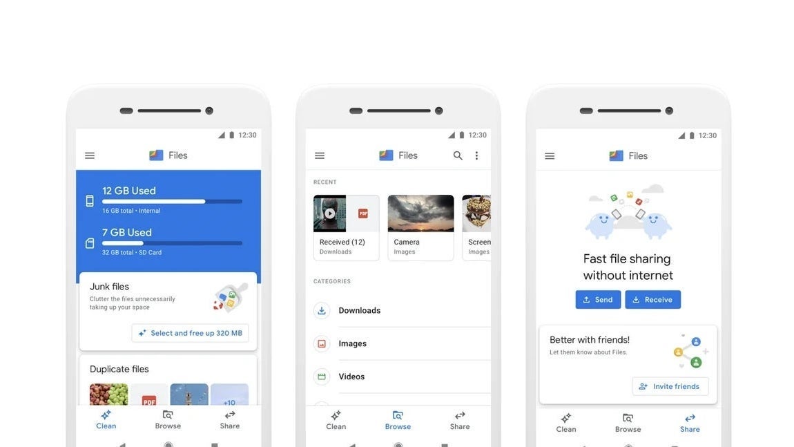 Files by Google experiments with new tablet-friendly layout