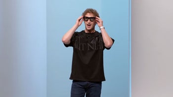 Mark Zuckerberg wearing Orion AR glasses prototype at Meta Connect 2024