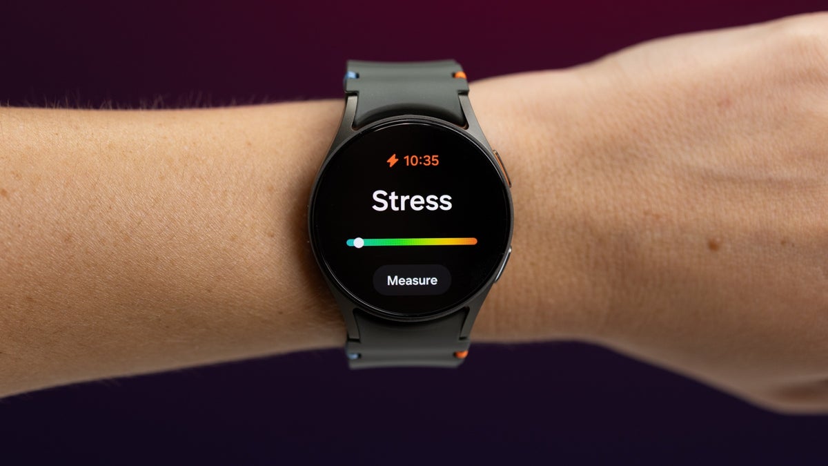 Stress tracking on the Samsung Galaxy Watch 7