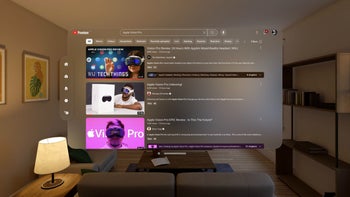 Juno for YouTube on Apple Vision Pro