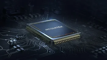 A non-descriipt MediaTek "chip" appears to be mounted on a motherboard.