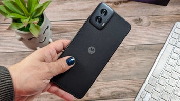 Moto G Power 5G (2024) with vegan leather back