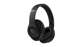 Beats Studio Pro in Black displayed over a white background.