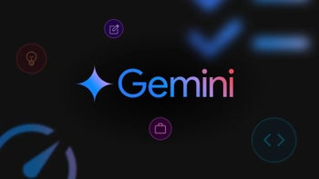 Gemini logo displayed over a black background.