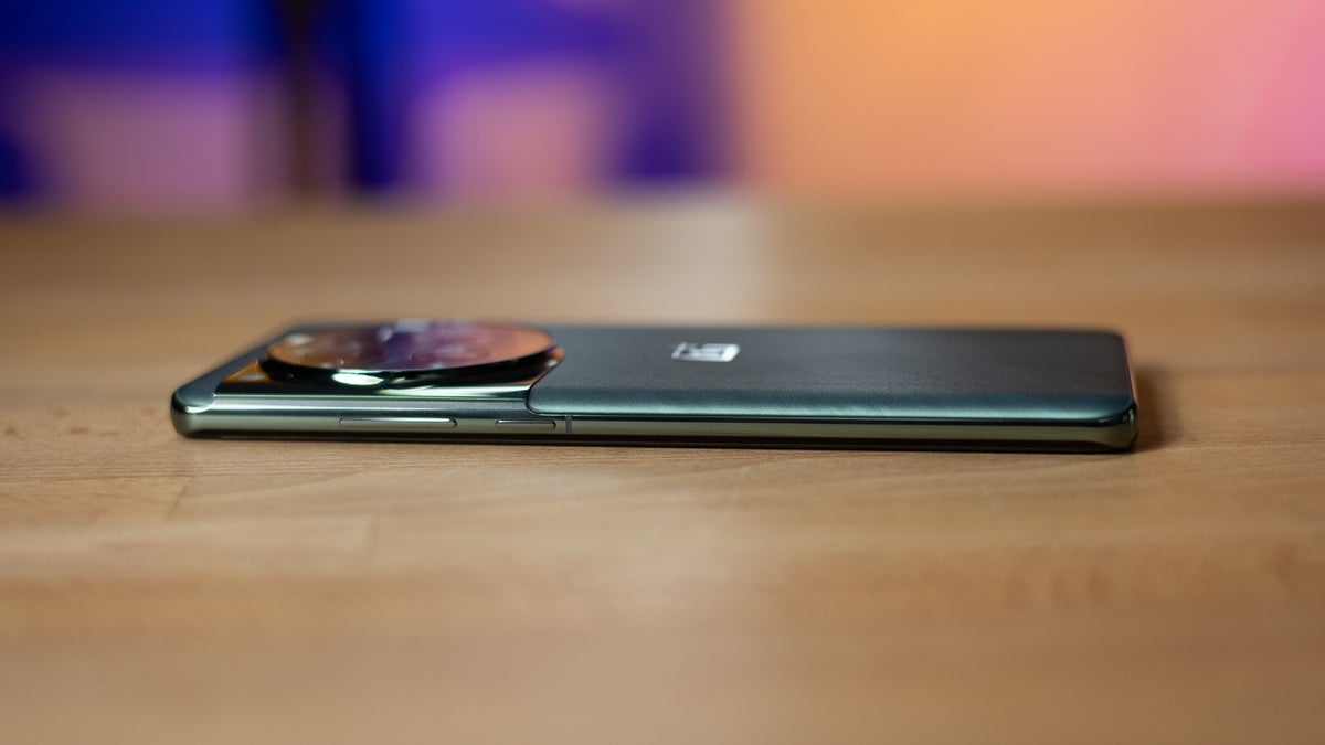 The OnePlus 12 on a desk.