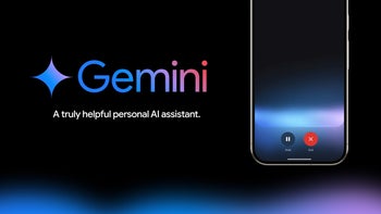 Gemini logo with a phone on the right.