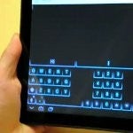 Check out this video of the SwiftKey Tablet software