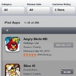 iPad's App Store now supports filtering
