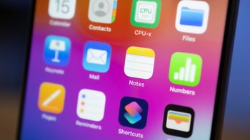 A close-up image of an iPhone screen displaying the Notes app icon.