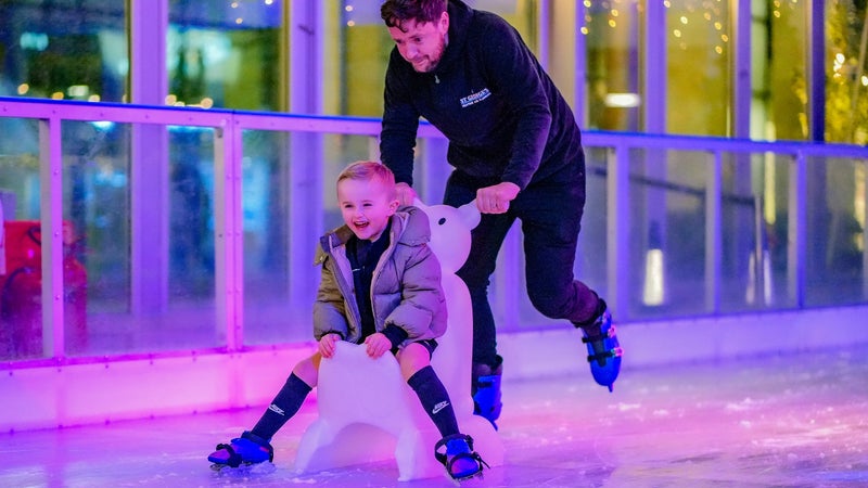 iPhone is entombed in a skating rink until January