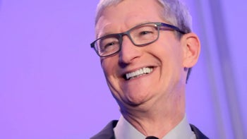 Happy Tim Cook