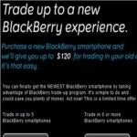 RIM announces their BlackBerry Trade-Up Program for the US