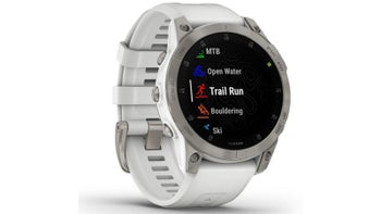 Garmin Epix Gen 2 Sapphire smartwatch in White Titanium color