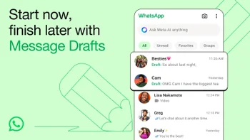 WhatsApp rolls out the ability to draft your messages for later