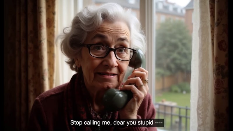 Generative phone scam baiter lady picks up to prove AI can be a force for good