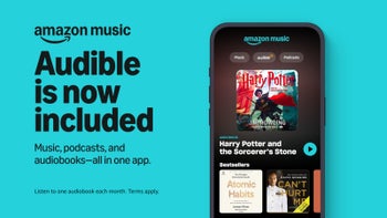 Amazon Music includes Audible perk