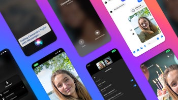 A marketing image of Messenger's new calling features